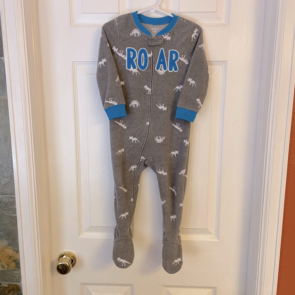 Carter’s Fleece Footie PJs (24M boys)